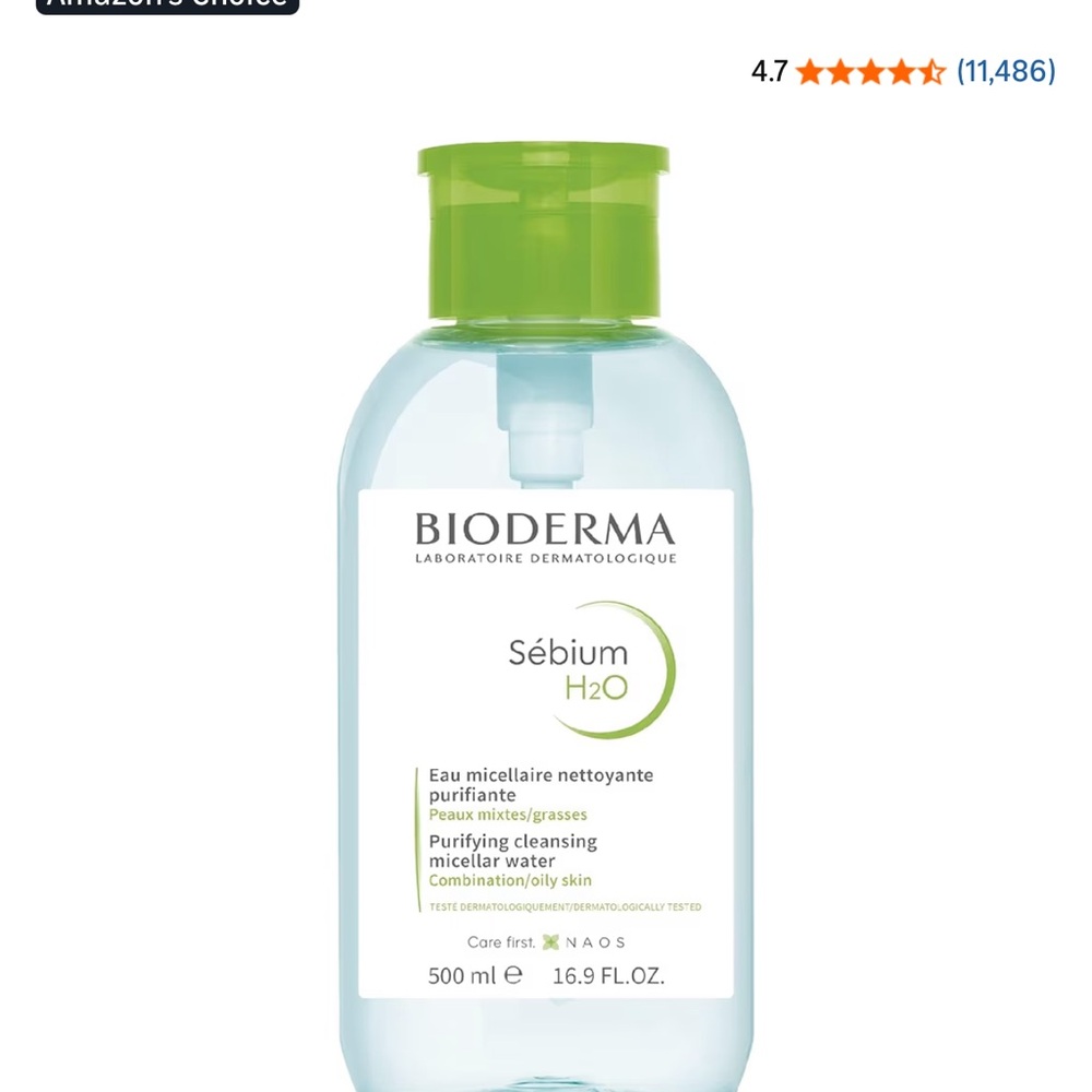 Bioderma Sébium H2O Micelle Solution - Blue